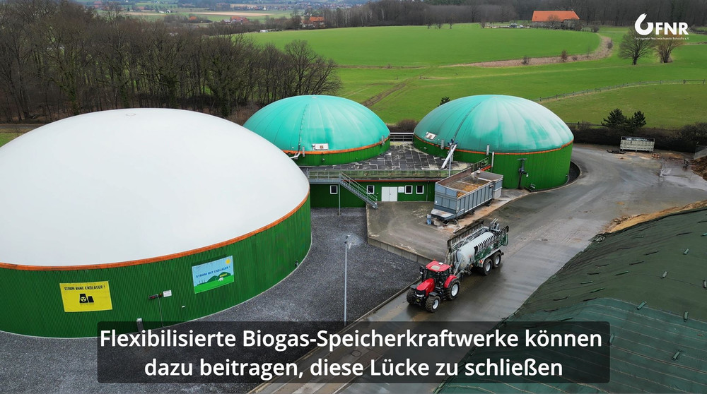 Biogas-Speicherkraftwerke und Netzstabilität